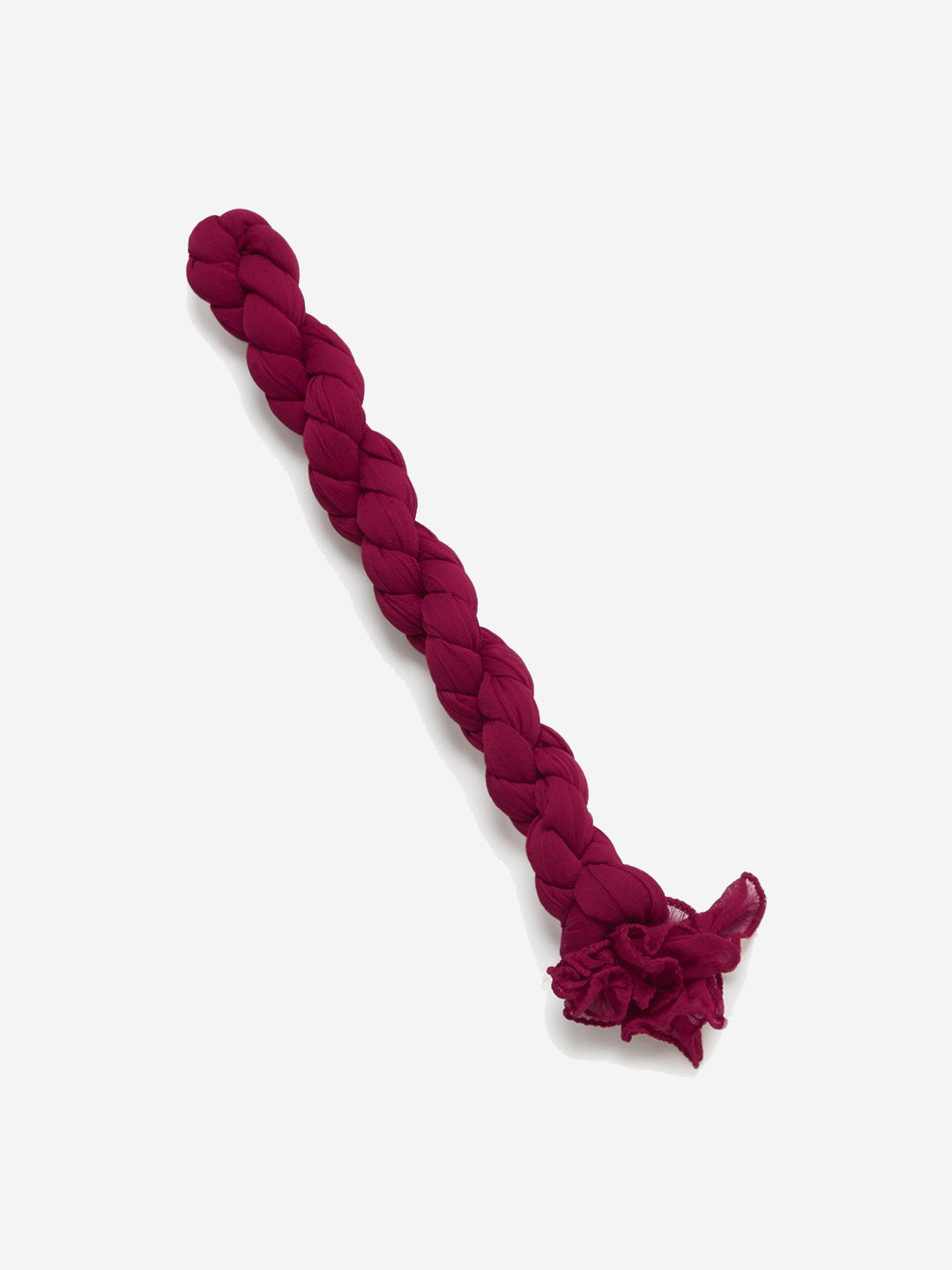 Utsa Maroon Badla Chiffon Dupatta - Image 3