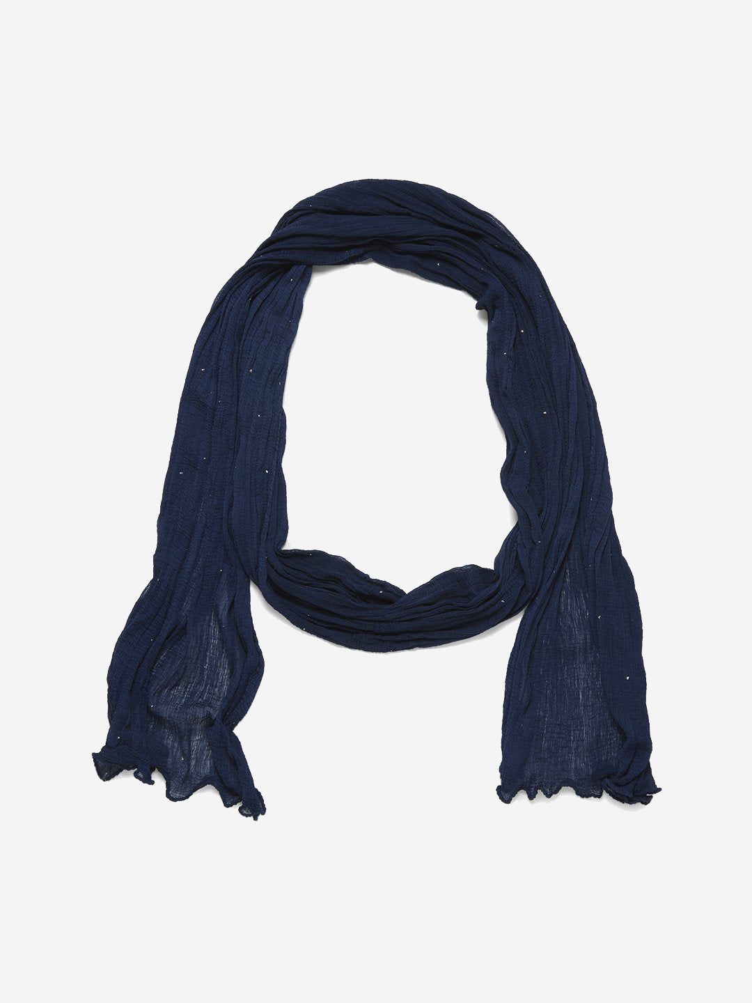 Utsa Navy Chiffon Dupatta - Image 3