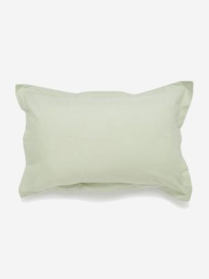 Westside Home Mint Pure Cotton Pillowcase Set of 2