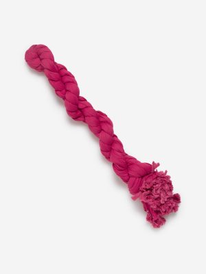 Utsa Fuchsia Crushed Tassel Design Cotton Dupatta