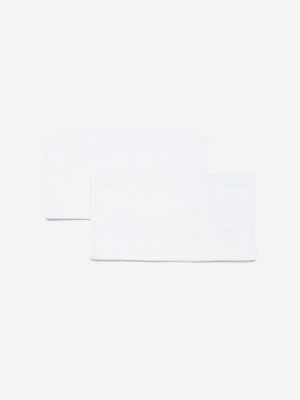 Westside Home White 520 GSM Face Towel Set Of Two