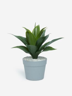 Westside Home Green Artificial Sansevieria Plant