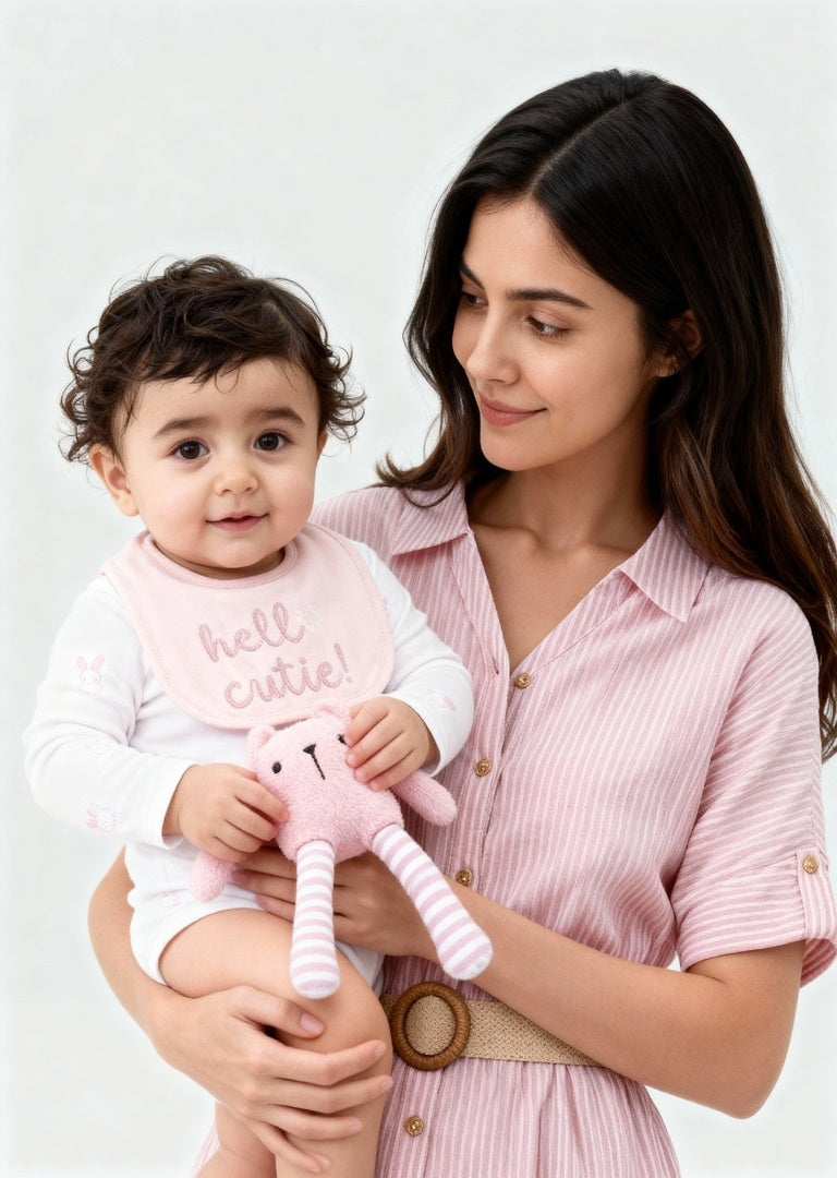 HOP Baby Pink Cotton Gift Set (Pack of 8) - Image 5