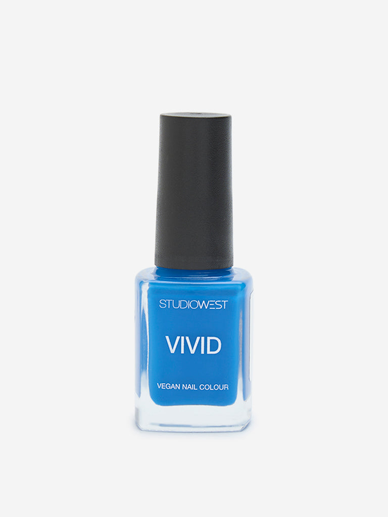 Studiowest Vivid Creme Noble Blue Vegan AWBL-02 Nail Colour - 9 ml - Image 2