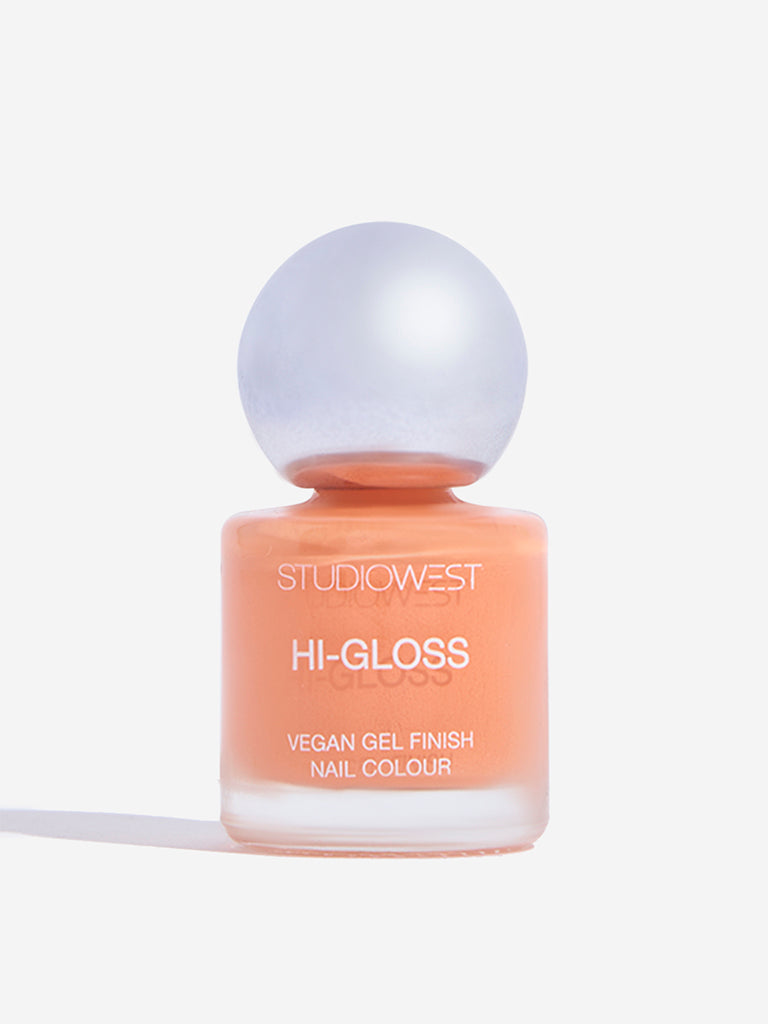 Studiowest Hi-Gloss Salmon Silk CO-0 Creme Nail Colour - 8 ml - Image 3