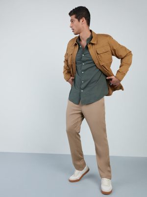 Ascot Khaki Relaxed-Fit Jacket