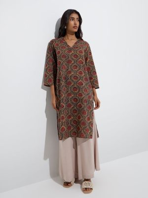 Utsa Beige Solid Palazzos