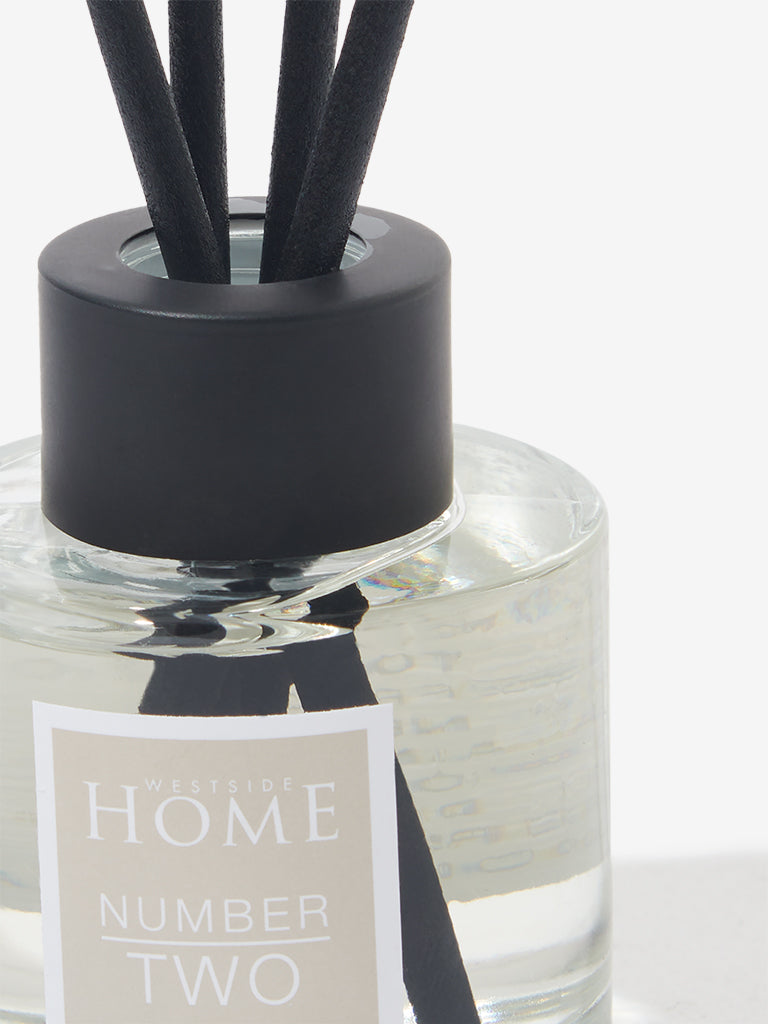 Westside Home Clear Small Amber Fragrance Diffuser with Four Reed Sticks - Image 3