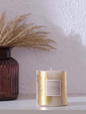 Westside Home Ivory Pillar Candle