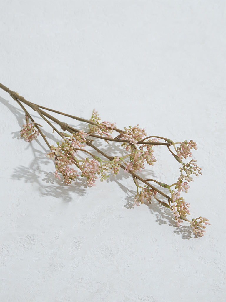 Westside Home Peach Sedum Bush Artificial Plant - Image 2