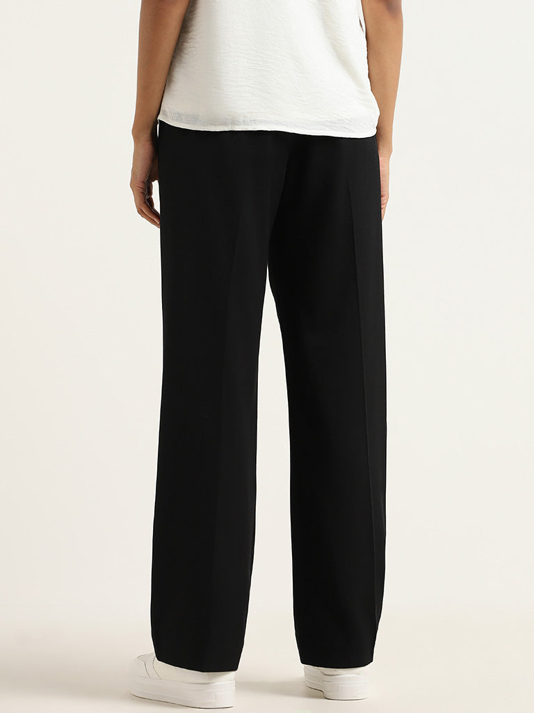 Wardrobe Black Solid Trousers - Image 4