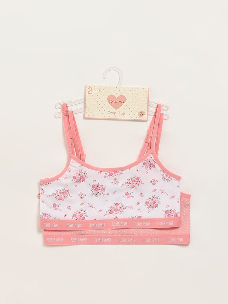 Y&F Kids Multicolor Crop Top - Pack of 2 - Image 3