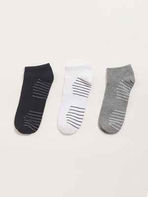 WES Lounge Multicolour Low Cut Cotton-Blend Socks - Pack of 3