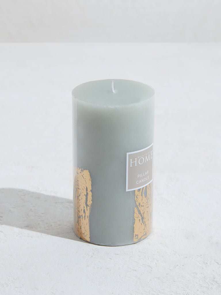 Westside Home Mint Pillar Candle-Large - Image 2