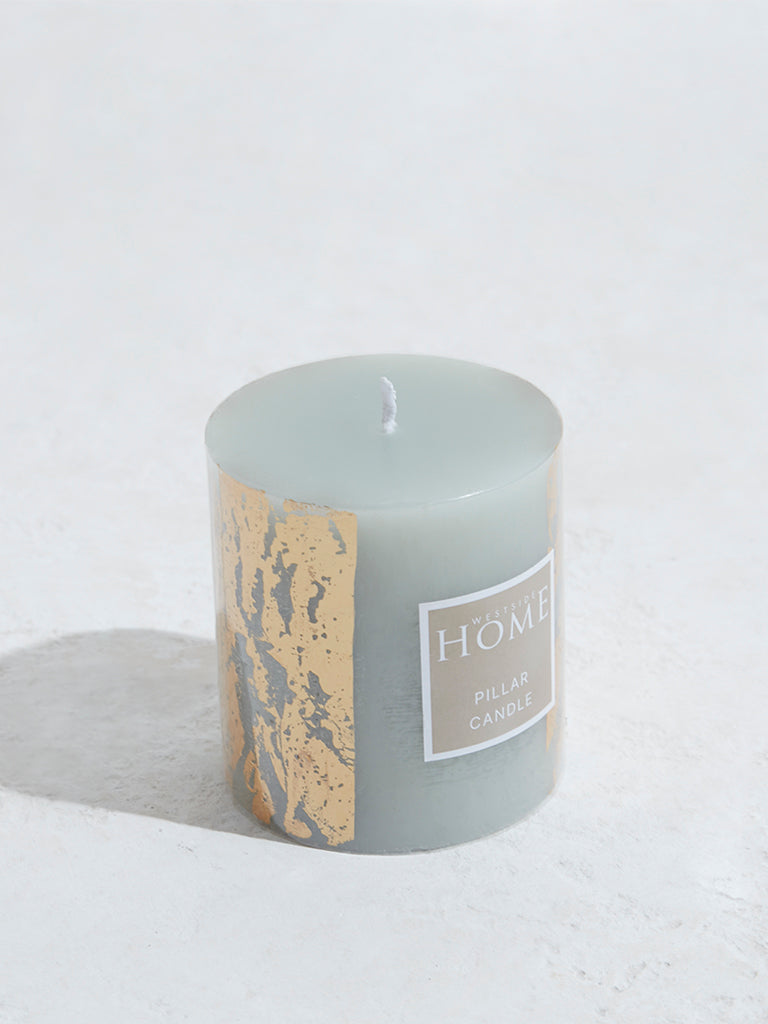 Westside Home Mint Pillar Candle-Small - Image 2