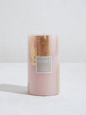 Westside Home Pink Pillar Candle-Large