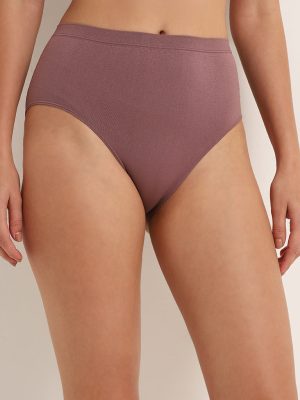 Wunderlove Brown Seamless Full-Leg Briefs