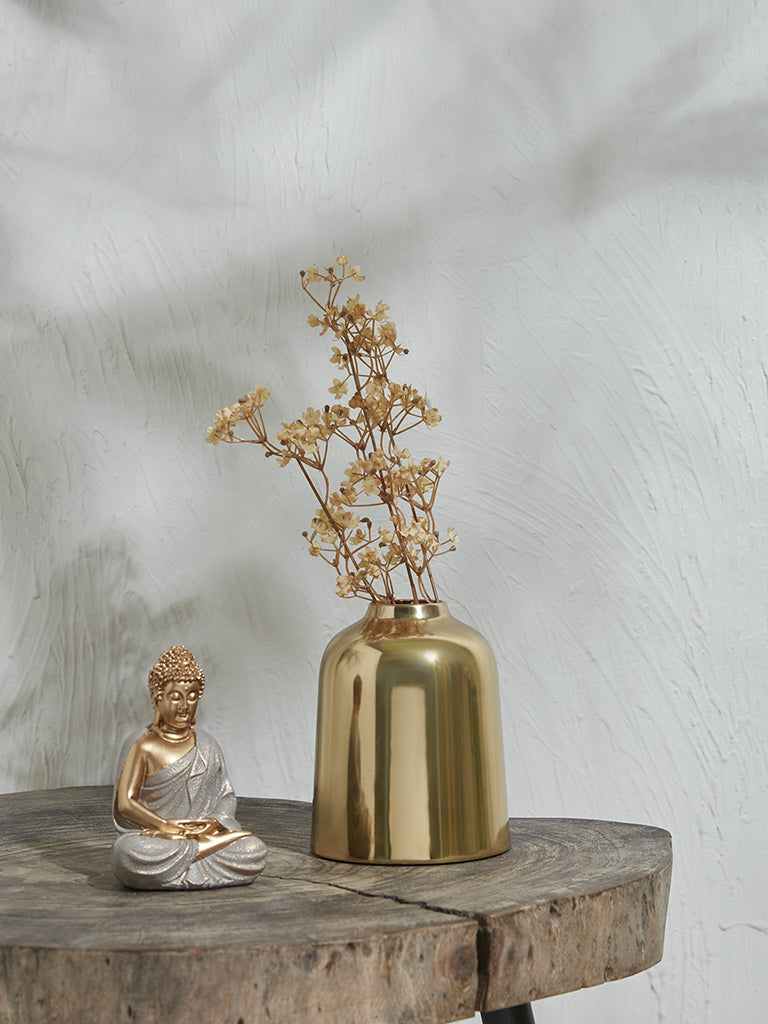 Westside Home Gold Metal Vase - Image 4