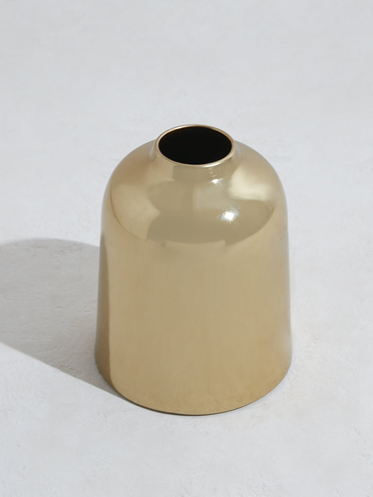 Westside Home Gold Metal Vase - Image 2