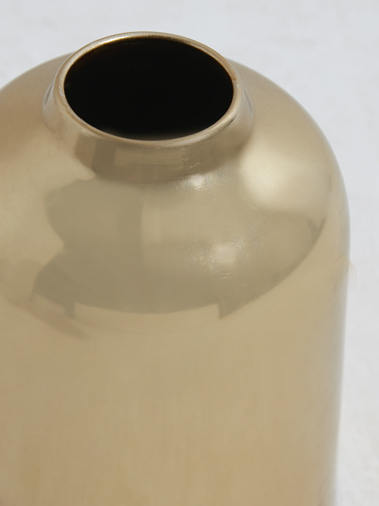 Westside Home Gold Metal Vase - Image 3