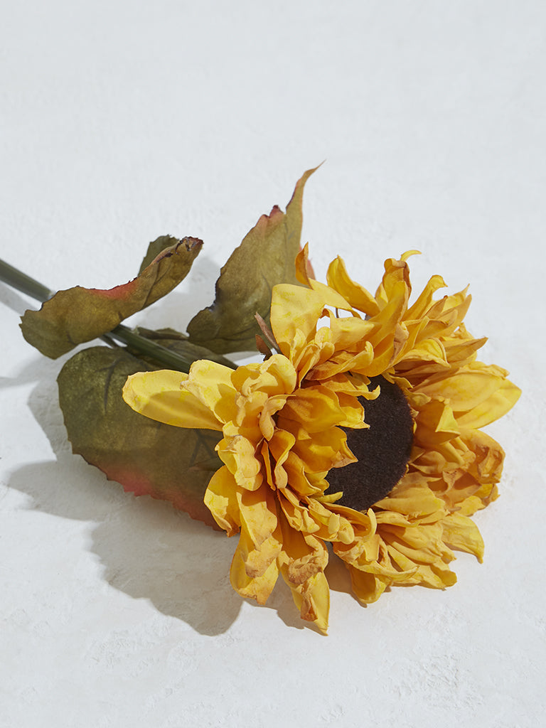Westside Home Yellow Artificial Sunflower - Image 3