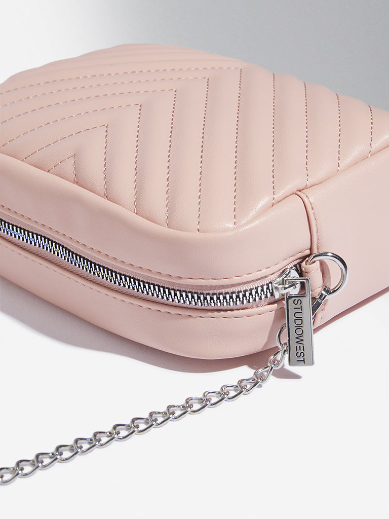 Studiowest Pink Quilted Pouch - Image 3