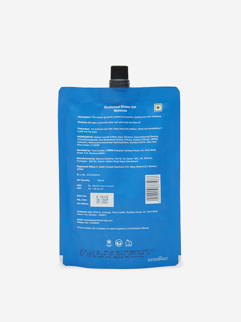 Studiowest New City Mykonos Shower Gel - 180 ml - Image 3