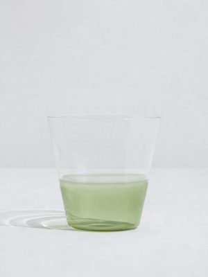 Westside Home Green Clear Water Glass