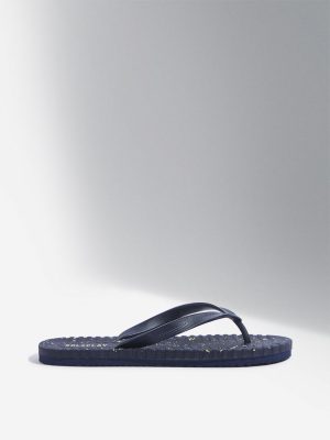 SOLEPLAY Navy Speckle Textured Flip-Flop