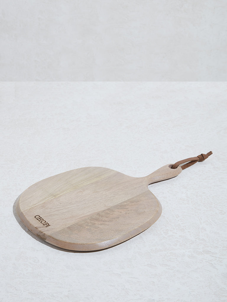 Westside Home Brown Text Design Round Chopping Board - Image 2