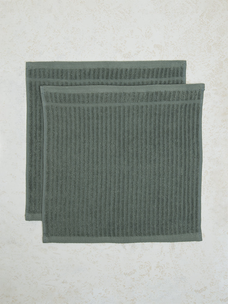 Westside Home Sage Face Towel (Set of 2) - Image 2
