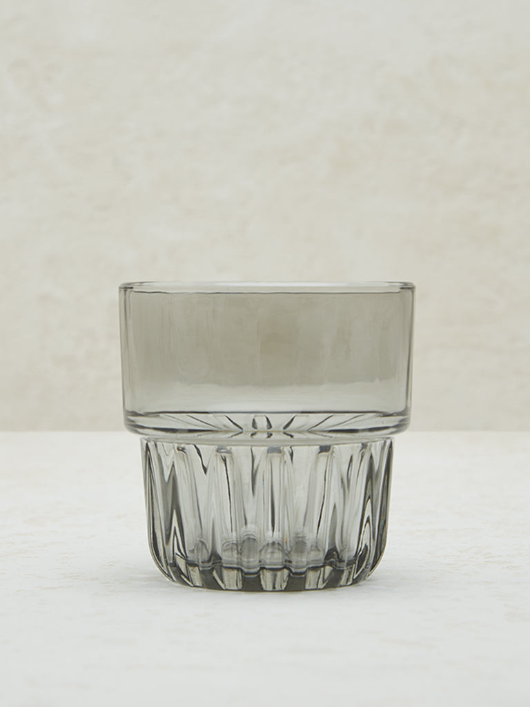 Westside Home Grey Textured Water Glass