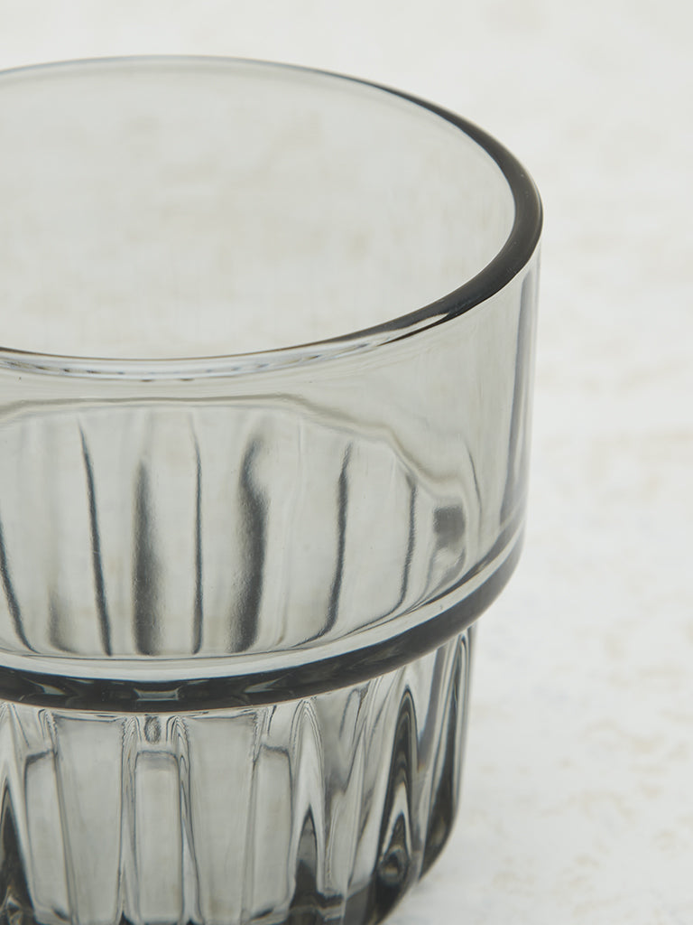 Westside Home Grey Textured Water Glass - Image 3