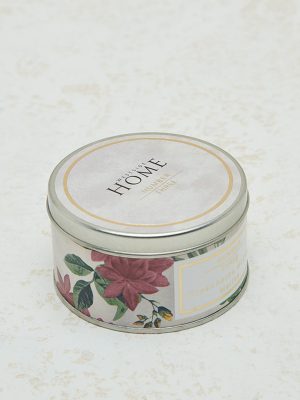 Westside Home Beige Fleur Tin Candle