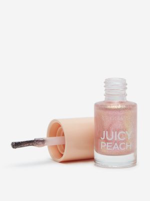 Studiowest Juicy Peach Shimmer Pearly Pink P02 Nail Colour - 6 ml