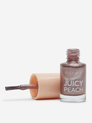 Studiowest Juicy Peach Shine Bronze Nude NB01 Nail Colour - 6 ml