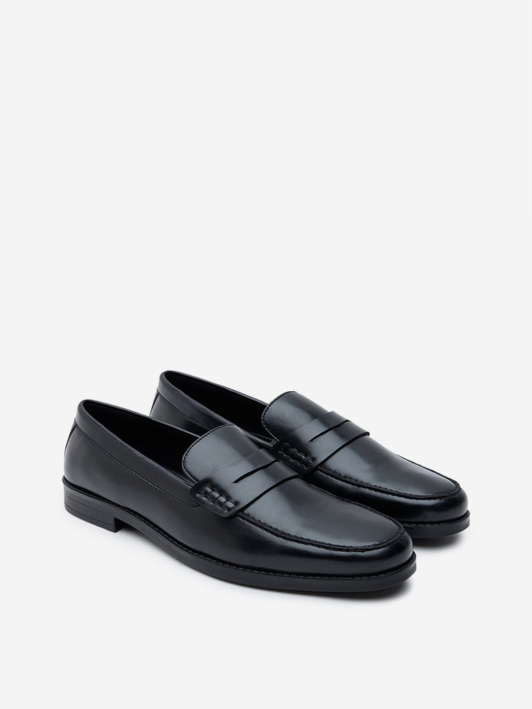 SOLEPLAY Black Formal Penny Loafers - Image 2