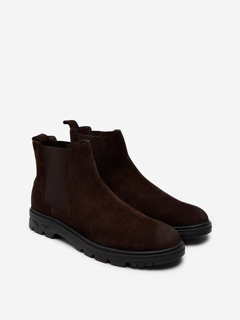 SOLEPLAY Brown Chunky Chelsea Boots - Image 2