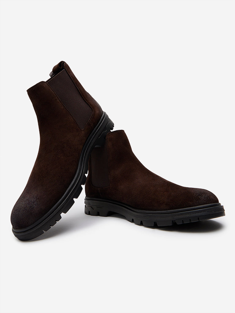 SOLEPLAY Brown Chunky Chelsea Boots - Image 3