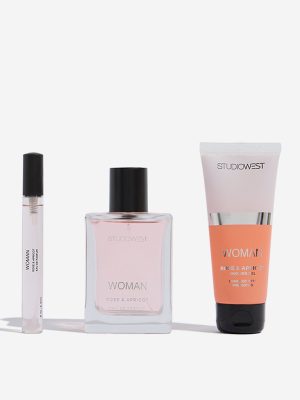 Studiowest Women Fragrance. Travel Spray and Shower Gel Gift Set