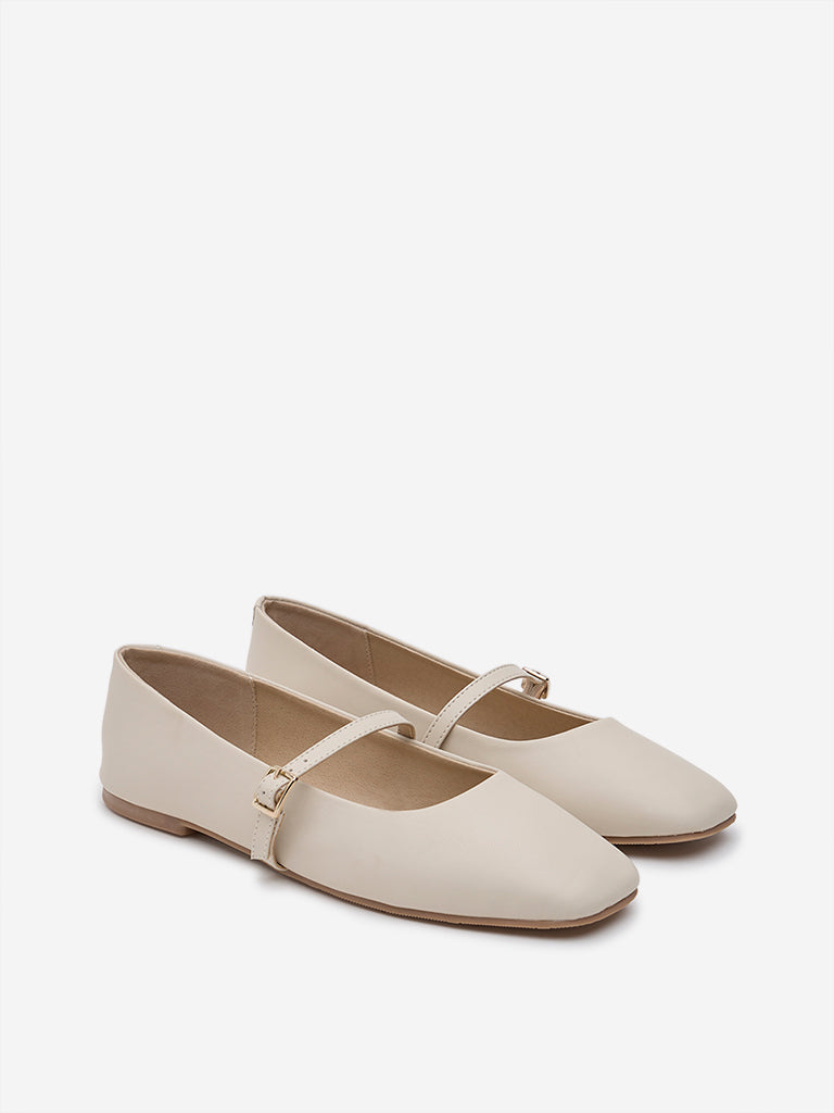 LUNA BLU Ivory Mary Jane Shoes - Image 2