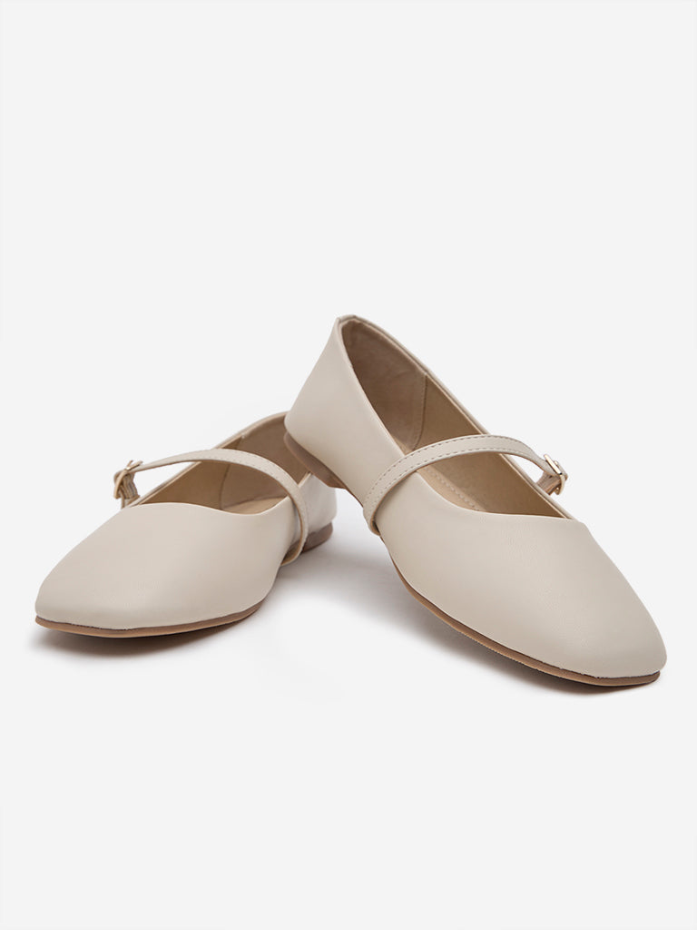 LUNA BLU Ivory Mary Jane Shoes - Image 3
