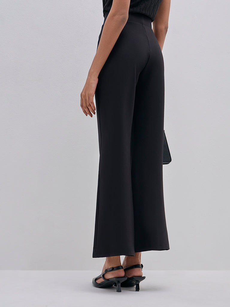 Wardrobe Black High-Rise Trousers - Image 5