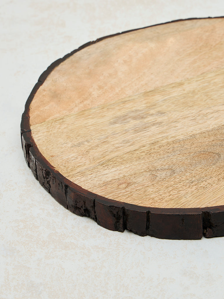 Westside Home Brown Wooden Chopper - Image 3