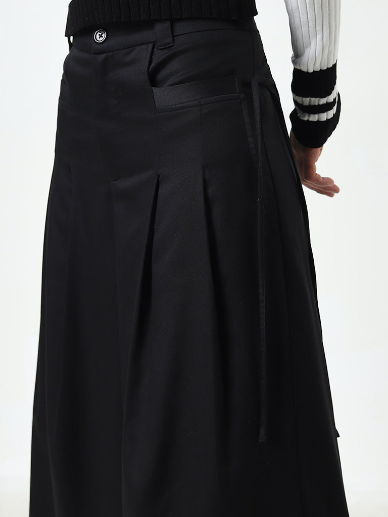 Nuon Black High-Rise Trousers - Image 2