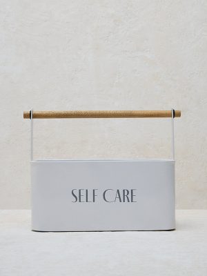 Westside Home White Self Care Caddy
