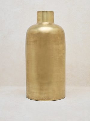 Westside Home Gold Metal Vase - Large