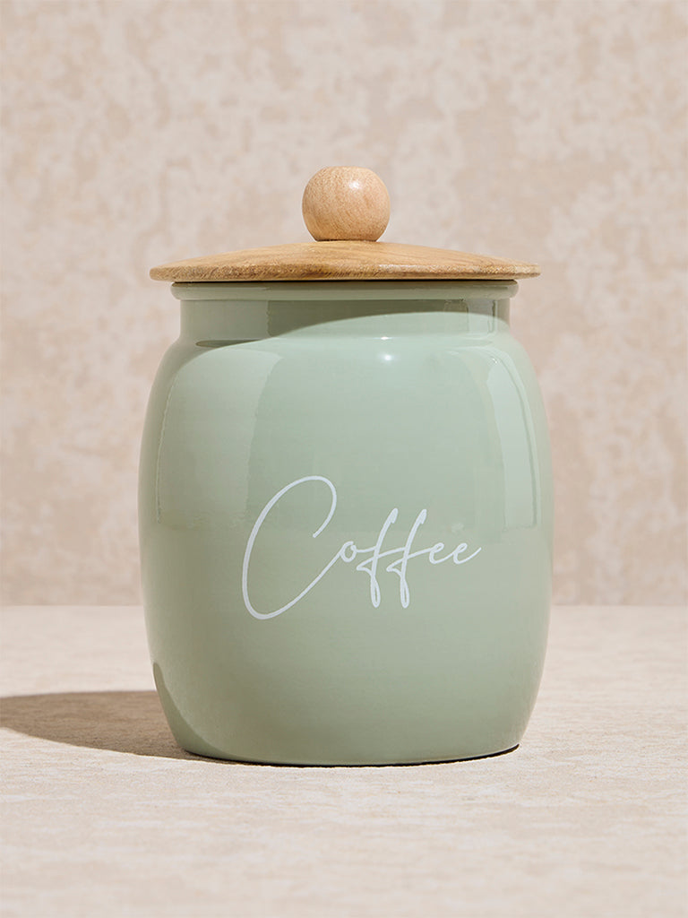 Westside Home Mint Coffee Canister