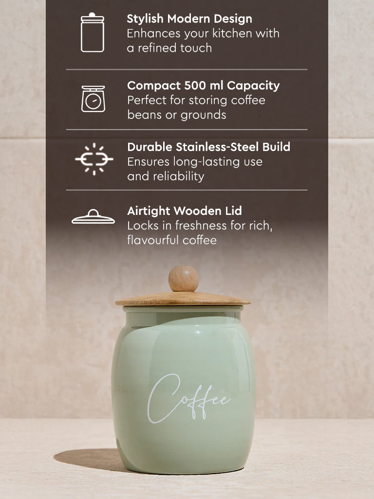 Westside Home Mint Coffee Canister - Image 4