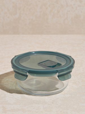 Westside Home Green Glass Tiffin Box - Medium